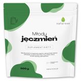 Naturove Młody jęczmień 100%, proszek, 500 g - miniaturka zdjęcia produktu