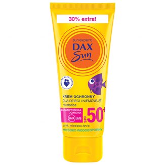 Dax Sun, krem ochronny dla niemowląt od 6 miesiąca i dzieci, na słońce, SPF50+, 75 ml - zdjęcie produktu