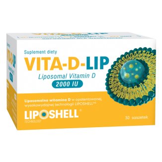 Vita-D-Lip, liposomalna witamina D 2000 IU, żel doustny, 5 g x 30 saszetek - zdjęcie produktu