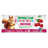 Zdrowy Lizak Mniam-mniam, smak wiśniowy, 1 sztuka - miniaturka zdjęcia produktu