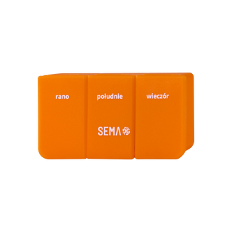 SEMA Protect, kasetka do leków dzienna, 3-komorowa - zdjęcie produktu