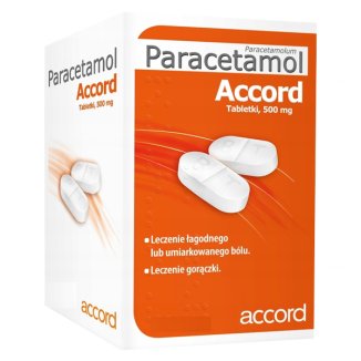 Paracetamol Accord 500 mg, 24 tabletki - zdjęcie produktu