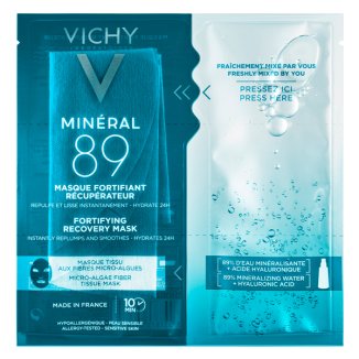 Vichy Mineral 89, maska wzmacniająco-regenerująca w płachcie, 29 g - zdjęcie produktu