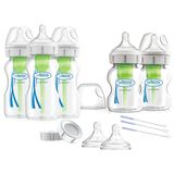 Dr Brown's Options+, zestaw startowy duży, butelki antykolkowe standard, szeroka szyjka, 3 x 270 ml + 2 x 150 ml USZKODZONE OPAKOWANIE - miniaturka zdjęcia produktu