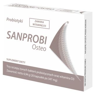 SanProbi Osteo, 20 kapsułek - zdjęcie produktu