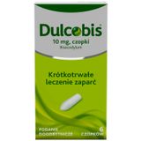 Dulcobis 10 mg, czopki, 6 sztuk - miniaturka zdjęcia produktu