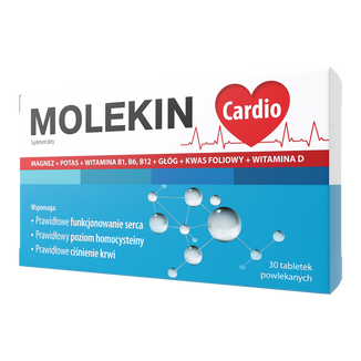 Molekin Cardio, 30 tabletek powlekanych USZKODZONE OPAKOWANIE - zdjęcie produktu