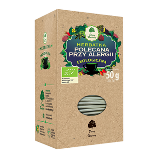 Dary Natury Herbatka Polecana Przy Alergii, ekologiczna, 2 g x 25 saszetek - zdjęcie produktu