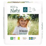 Eco By Naty, pieluchomajtki rozmiar 6, od 16 kg, 18 sztuk - miniaturka zdjęcia produktu