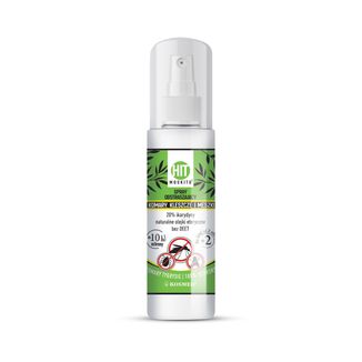 Kosmed Hit Moskito, płyn odstraszający komary, kleszcze i meszki, z ikarydyną, 80 ml - zdjęcie produktu