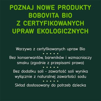 BoboVita, Obiadek Bio, cielęcinka z brokułami i ziemniaczkami, po 5 miesiącu, 125 g - 5 BoboVita, Obiadek Bio, cielęcinka z brokułami i ziemniaczkami, po 5 miesiącu, 125 g - 5 - zdjęcie produktu