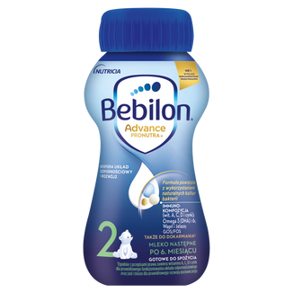 Bebilon Advance Pronutra 2, mleko następne gotowe do spożycia, po 6 miesiącu, 200 ml USZKODZONE OPAKOWANIE - zdjęcie produktu