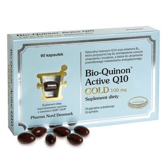 Bio-Quinon Active Q10 Gold 100 mg, 90 kapsułek USZKODZONE OPAKOWANIE - zdjęcie produktu