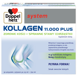 Doppelherz system Kollagen 11000 Plus, ampułki, 30 x 25 ml USZKODZONE OPAKOWANIE - miniaturka zdjęcia produktu
