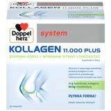 Doppelherz system Kollagen 11000 Plus, ampułki, 30 x 25 ml Doppelherz system Kollagen 11000 Plus, ampułki, 30 x 25 ml - miniaturka zdjęcia produktu