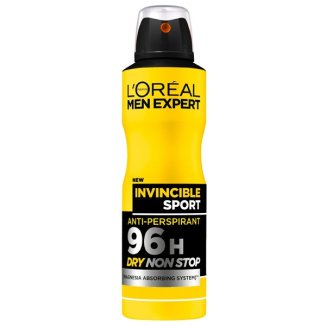 L’Oreal Men Expert Invincible Sport, antyperspirant w sprayu, 150 ml - zdjęcie produktu