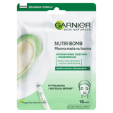 Garnier Skin Naturals Nutri Bomb, odżywczo-odbudowująca maska na tkaninie, z mlekiem migdałowym, 1 sztuka - miniaturka zdjęcia produktu