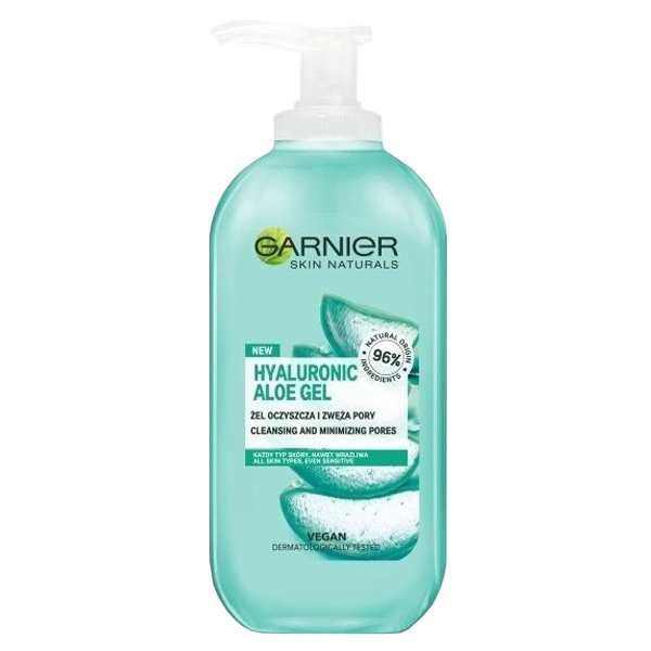 Garnier Garnier Skin Naturals, Hyaluronic Aloe, Gel reinigend für das Gesicht, 200 ml — Inhaltsstoffe und Bewertung