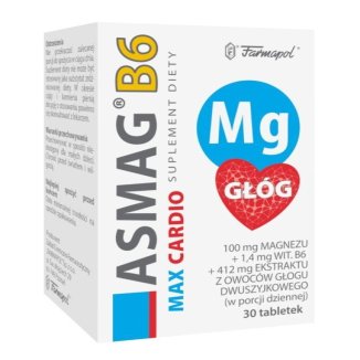 Asmag B6 Max Cardio, 30 tabletek - zdjęcie produktu