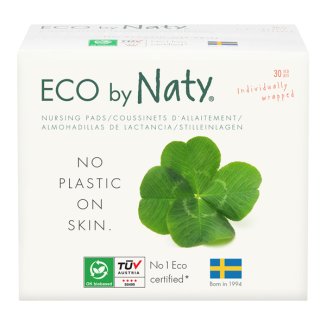 Eco by Naty, Ekologiczne wkładki laktacyjne, 30 sztuk - zdjęcie produktu