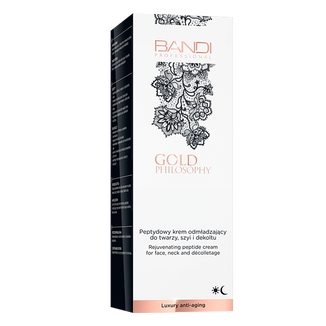 Bandi Gold Philosophy, peptydowy krem odmładzający do twarzy, szyi i dekoltu, 50 ml - zdjęcie produktu