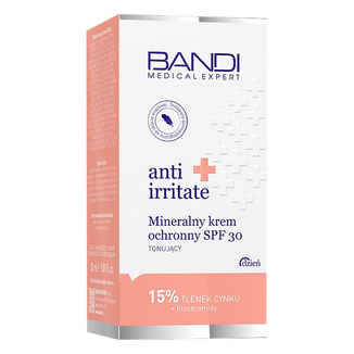 Bandi Medical Expert anti irritate, mineralny krem ochronny, tonujący, SPF 30, 30 ml - zdjęcie produktu