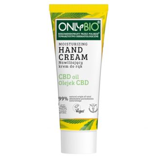 OnlyBio, nawilżający krem do rąk, olejek CBD, 75 ml KRÓTKA DATA - zdjęcie produktu