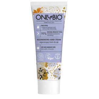 OnlyBio, regenerujący krem do rąk, bakuchiol + roślinny kwas hialuronowy, 75 ml - zdjęcie produktu