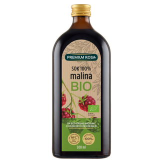 Premium Rosa Malina, sok 100% z owoców ekologicznych, 500 ml - zdjęcie produktu