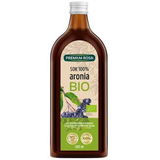 Premium Rosa Aronia, sok 100% z owoców ekologicznych, 500 ml - zdjęcie produktu