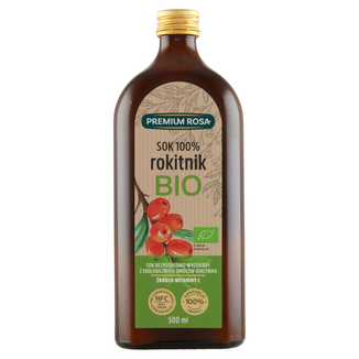 Premium Rosa Rokitnik, sok 100% z owoców ekologicznych, 500 ml - zdjęcie produktu