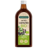 Premium Rosa Czarny Bez, sok 100% z owoców ekologicznych, 500 ml - miniaturka zdjęcia produktu