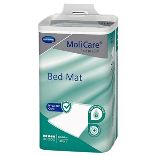 MoliCare Premium Bed Mat, podkłady chłonne, 60 cm x 90 cm, 5 kropli, 30 sztuk - miniaturka  zdjęcia produktu