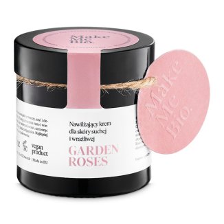 Make Me Bio Garden Roses & Vanilla, różano-waniliowy krem do skóry suchej i wrażliwej, 60 ml - zdjęcie produktu