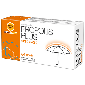 Propolis Plus, 64 kapsułki - zdjęcie produktu