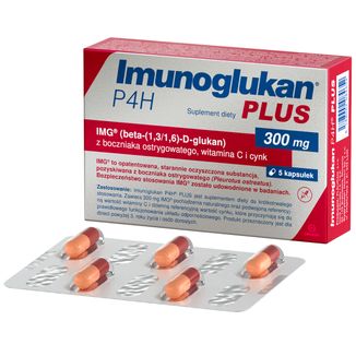 Imunoglukan P4H Plus, 5 kapsułek - zdjęcie produktu