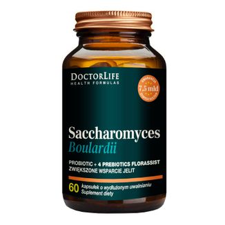 Doctor Life Saccharomyces Boulardii, 60 kapsułek o przedłużonym uwalnianiu - zdjęcie produktu