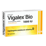 Vigalex Bio 1000 IU, 90 tabletek USZKODZONE OPAKOWANIE - miniaturka zdjęcia produktu