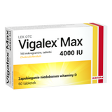 Vigalex Max 4000 IU, 60 tabletek USZKODZONE OPAKOWANIE - miniaturka zdjęcia produktu
