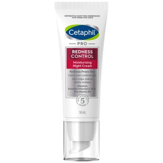 Cetaphil Pro Redness Control, krem nawilżający na noc, skóra wrażliwa, 50 ml USZKODZONE OPAKOWANIE - zdjęcie produktu