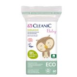 Cleanic Eco Baby Organic, bawełniane płatki dla niemowląt i dzieci, 60 sztuk - miniaturka zdjęcia produktu