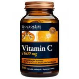 Doctor Life Vitamin C, buforowana Witamina C, dzika Róża i bioflawonoidy, 100 kapsułek - miniaturka zdjęcia produktu
