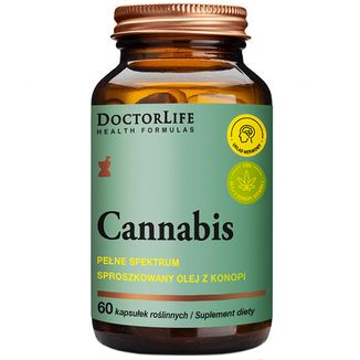 Doctor Life Cannabis, 60 kapsułek roślinnych - zdjęcie produktu