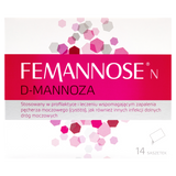 Femannose N, D-mannoza, 14 saszetek - miniaturka zdjęcia produktu