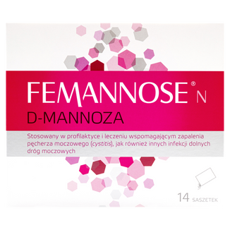 Femannose N, D-mannoza, 14 saszetek - zdjęcie produktu