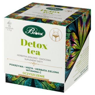Bi Fix, Detox Tea, herbatka ziołowo-owocowa, 15 saszetek - zdjęcie produktu