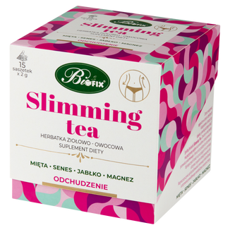 Bi Fix, Slimming Tea, herbatka ziołowo-owocowa, 15 saszetek - zdjęcie produktu