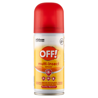 OFF! Multi Insect, suchy aerozol przeciw insektom, DEET 25%, 100 ml - zdjęcie produktu