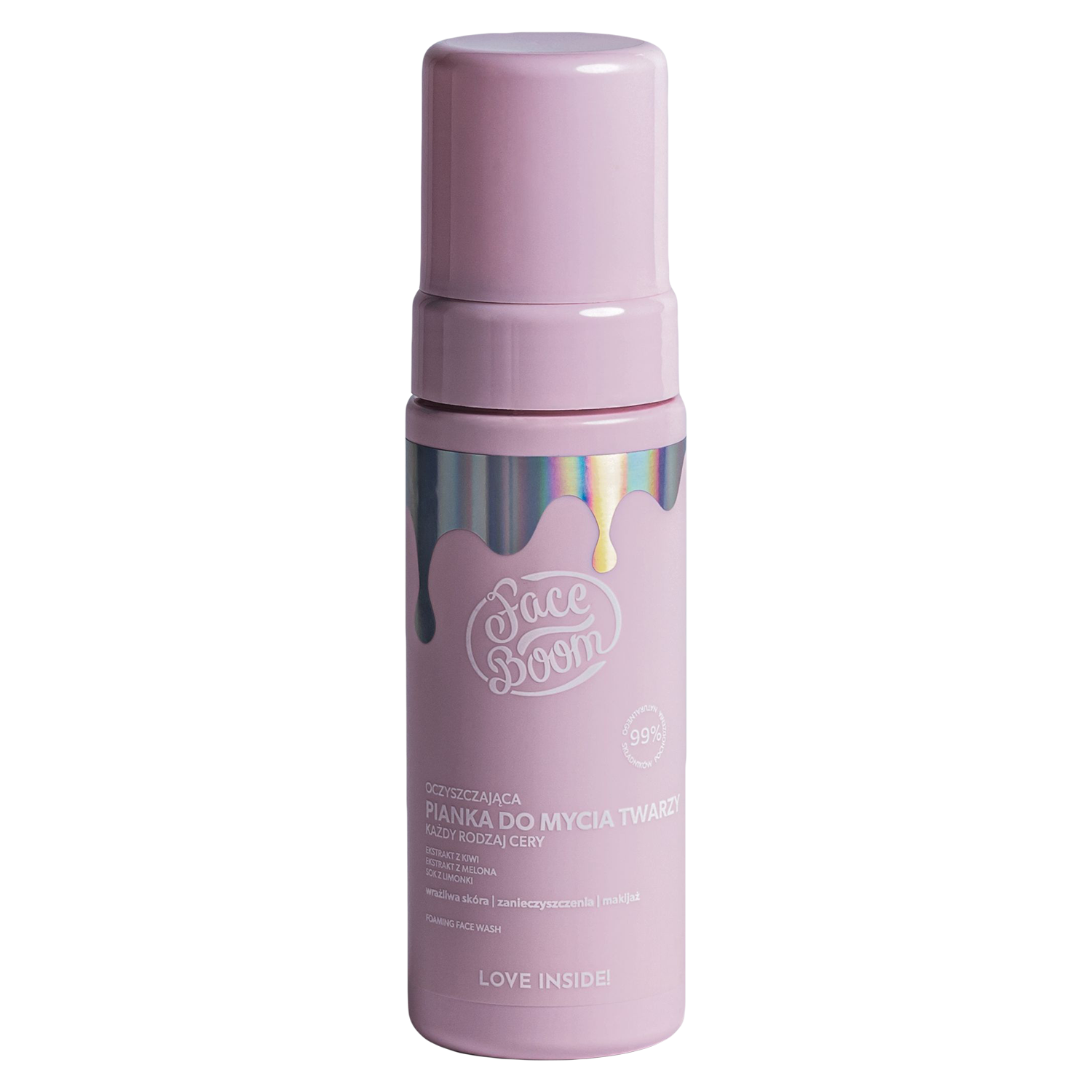 Bodyboom FaceBoom, oczyszczająca pianka do mycia twarzy, 150 ml