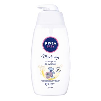 Nivea Baby, micelarny szampon do włosów dla dzieci od 1 dnia życia, 500 ml - zdjęcie produktu